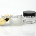 cosmetics cream glass bottles and jars